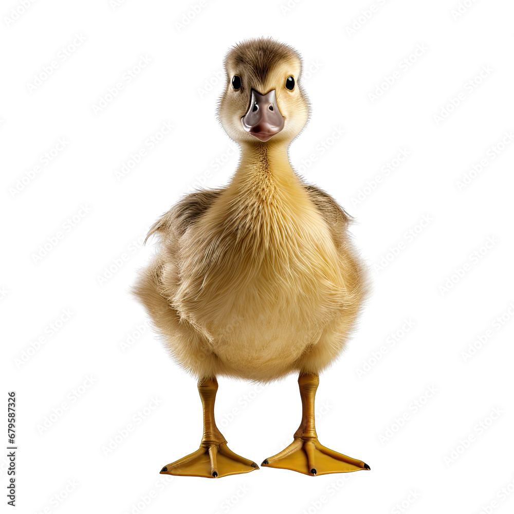 Duckling Front View Isolated on Transparent or White Background, PNG Duckling Front View Isolated on Transparent or White Background, PNG