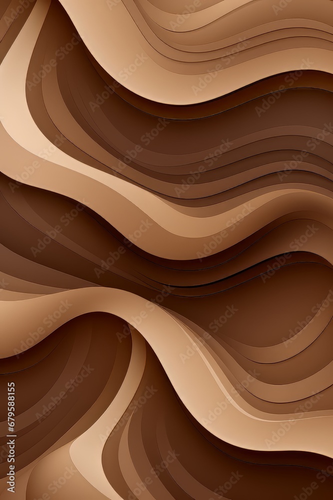 Abstract golden background with waves luxury.