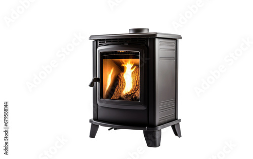 Stunning Pellet Stove Isolated on Transparent Background PNG.