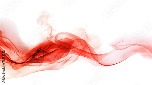 Red smoke swirl. abstract smoke background. 