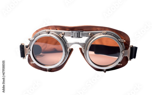 Good Looking Clear View Riding Glasses Isolated on Transparent Background PNG.