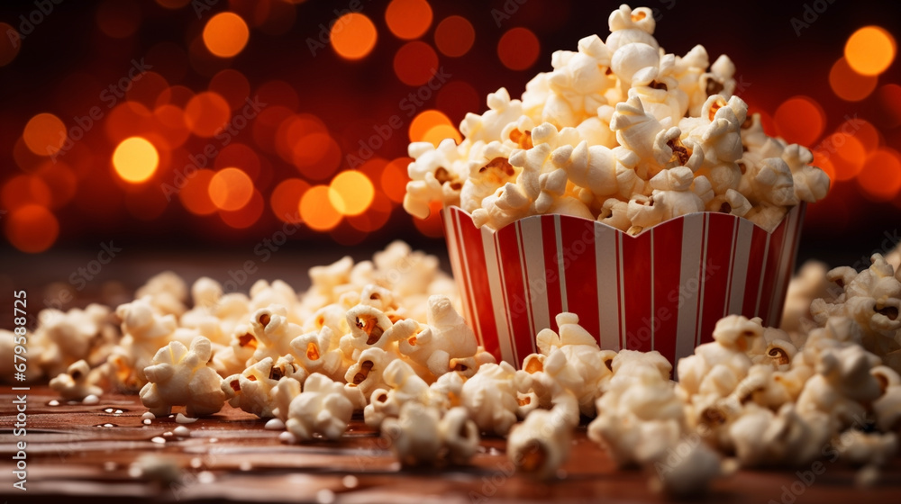 popcorn in a cinema popcorn in a cinema