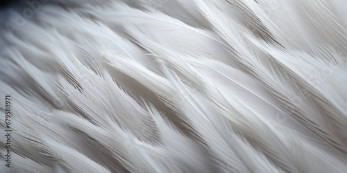 Generative AI image of a in the style of texture rich, white, rough texture, detailed feather rendering © Eitan Baron