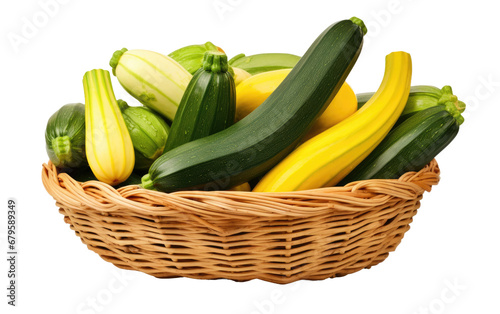Neat Zucchini Array On Transparent PNG