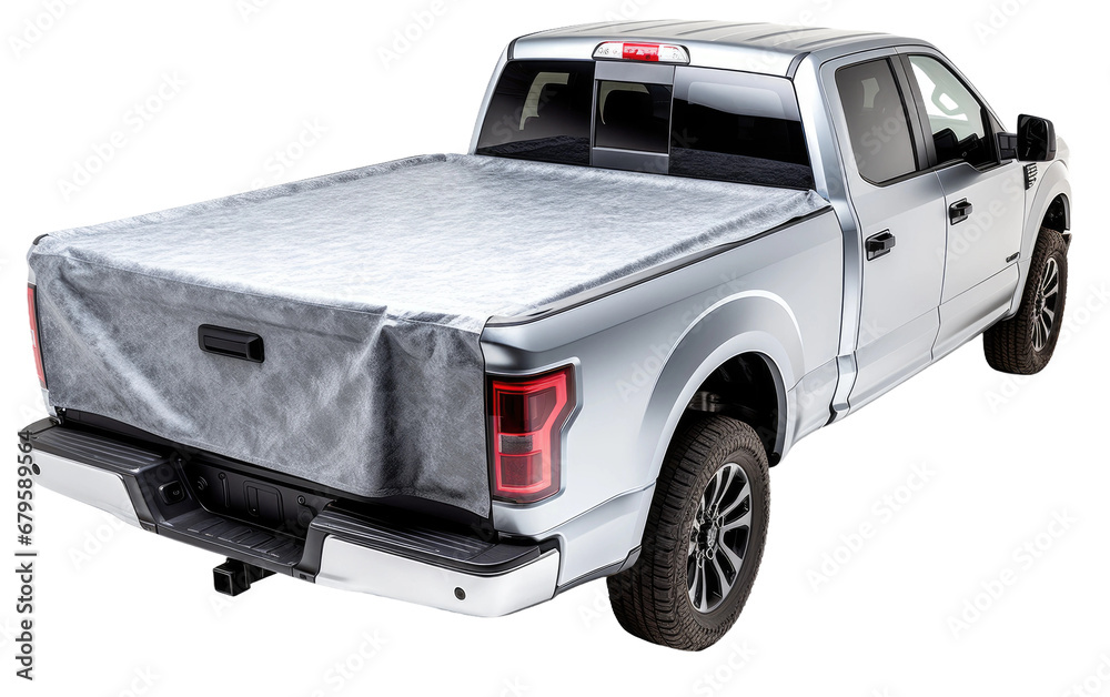 Fascinating Tonneau Covers Truck Bed Cover Isolated on Transparent Background PNG. - obrazy, fototapety, plakaty 