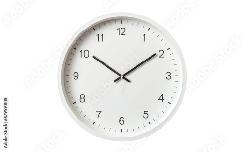 Fascinating Original Wall Clock Isolated on Transparent Background PNG.