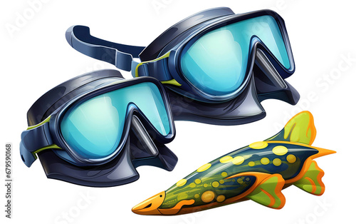 Underwater Exploration Gear On Transparent PNG