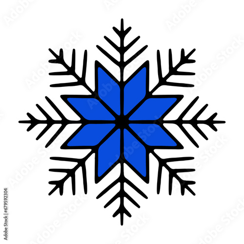 Snowflake icon. Isolated snowflake collection. Frost background. Christmas icon. Holiday, new year, Christmas, celebrate, day. New 2024 year. vector illustration