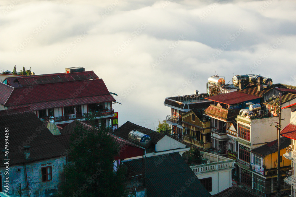At the level of the sky. Sapa, Vietnam