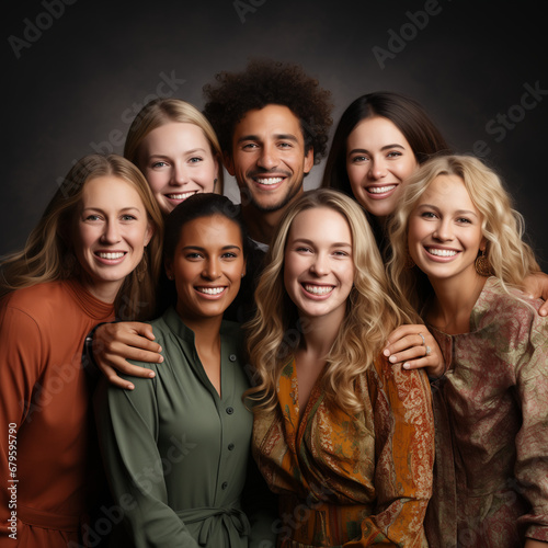 depicting friends from around the world coming together, exchanging smiles and forming connections.
