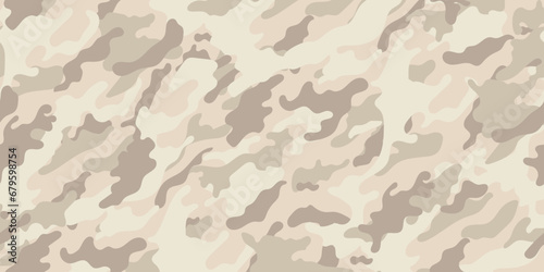 Desert camouflage military pattern. Vector camouflage pattern for clothing design.