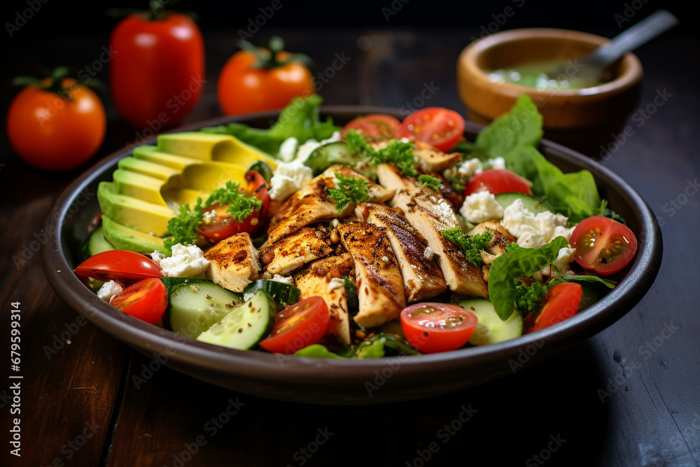 Vibrant Chicken and Feta Veggie Feast Vibrant Chicken and Feta Veggie Feast