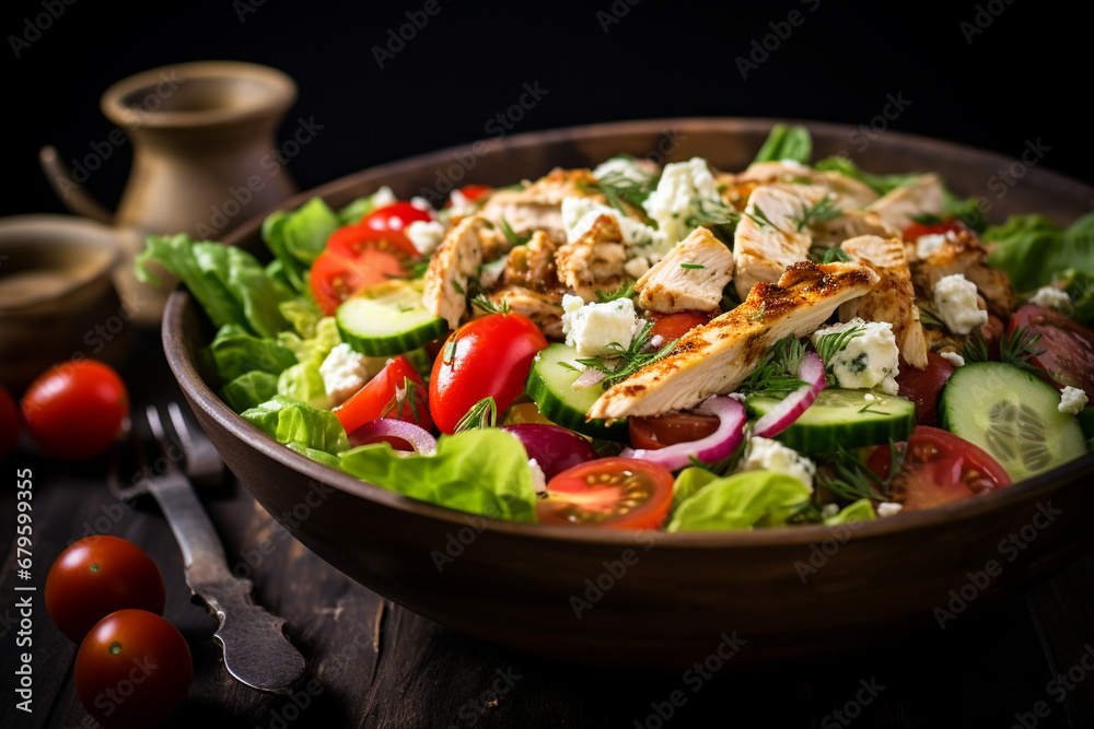 Vibrant Chicken and Feta Veggie Feast Vibrant Chicken and Feta Veggie Feast