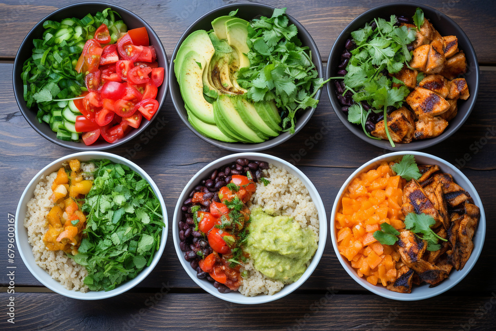 Protein Power Lunch Bowls
