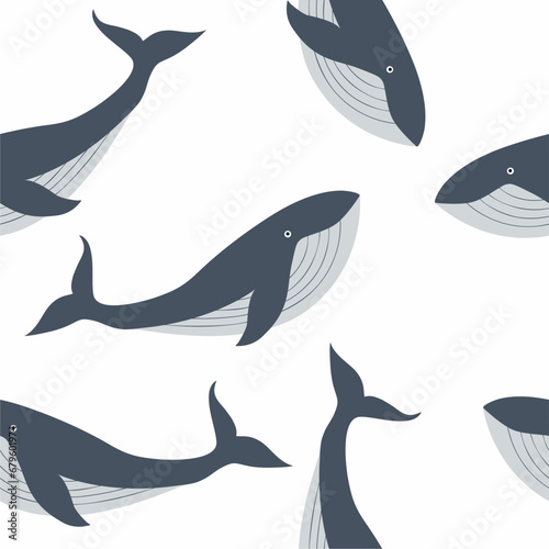 Cute animals winter pattern