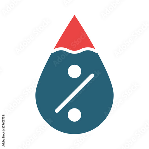 Monounsaturated Fat Glyph Two Color Icon Design