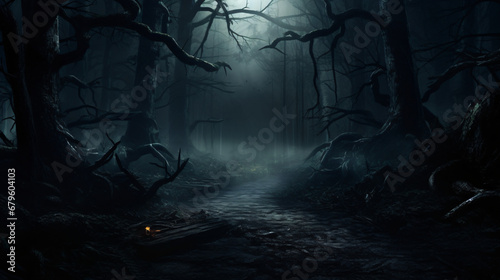 Dark forest.