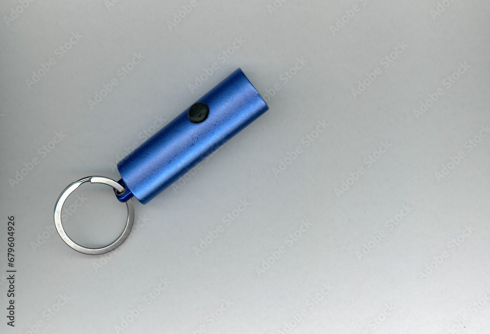 battery LED torch with copy space battery LED torch with copy space