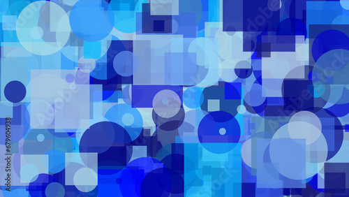 abstract blue shapes background