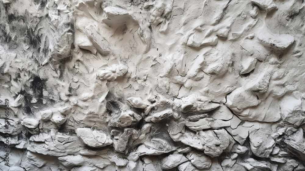White stone grunge background, rough rock wall texture, Bright color. Generative Ai White stone grunge background, rough rock wall texture, Bright color. Generative Ai