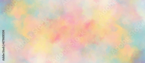 abstract colorful background with bokeh .Delicate sepia background with paint stains watercolor texture .subtle watercolor pink yellow blue gradient illustration.