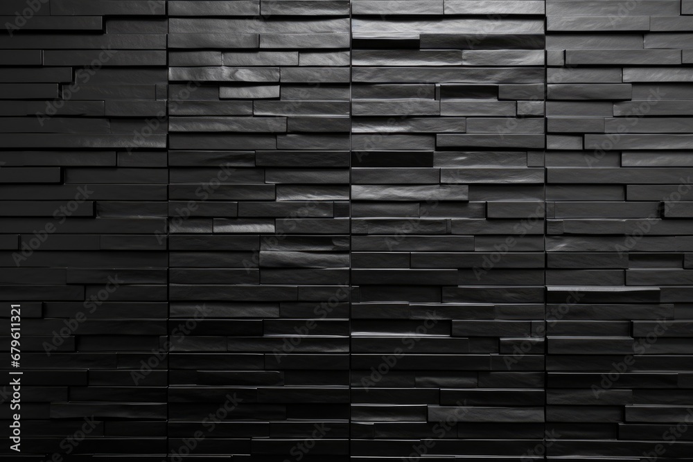 glossy black brick wall for contemporary appeal glossy black brick wall for contemporary appeal