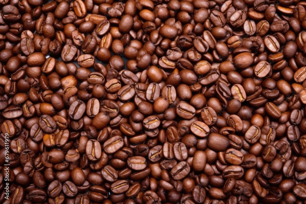 Fototapeta premium single coffee bean extreme closeup