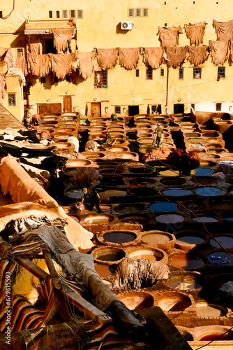 CONCERIE CHAOUWARA, Fes. Marocco photo