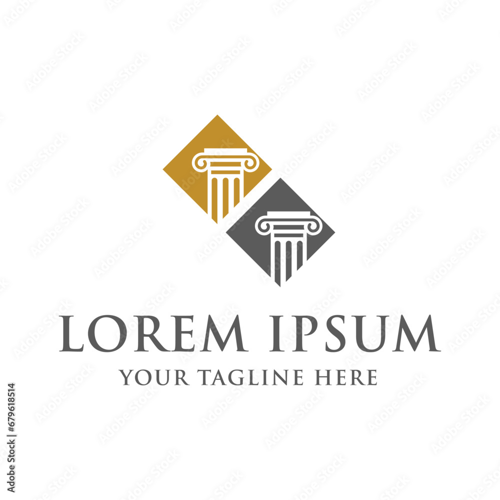 Law logo designs. University and academy vector logo, icon for high ...