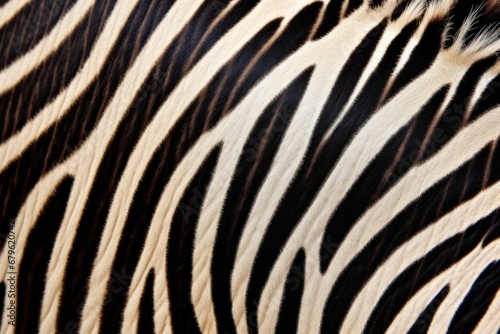 macro shot of zebra stripes