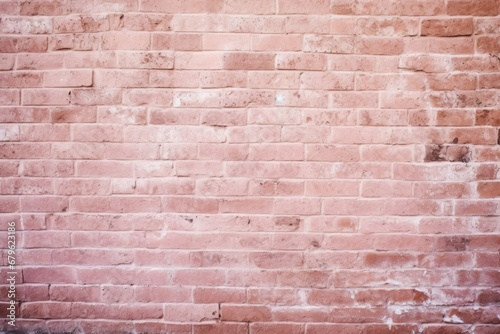 a light pink-colored brick wall close-up