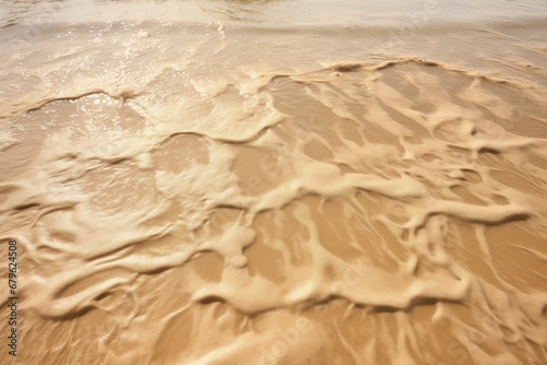 sandy beach surface, full frame