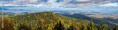 Φωτογραφία Abbey of Mont Sainte Odile on a mountain in Alsace