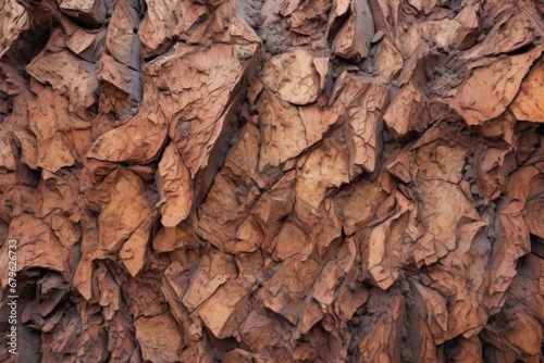 textured asymmetric chunks of cork bark