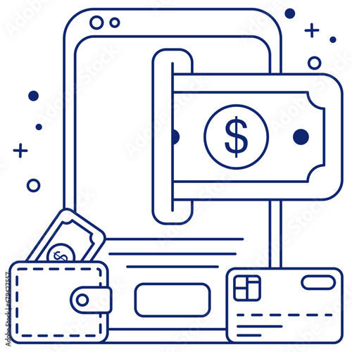 Perfect design icon of money withdrawal 

