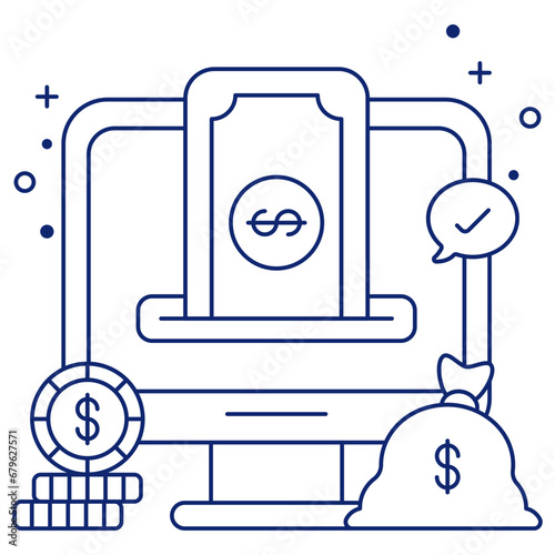 Perfect design icon of money withdrawal 

