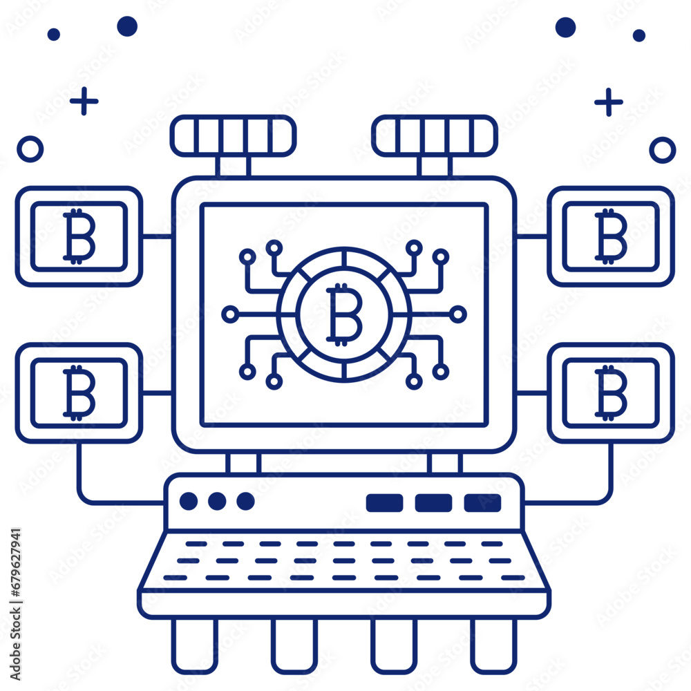 Bitcoin network icon available for instant download
Bitcoin network icon available for instant download
