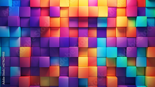 Colorful blocks background.
