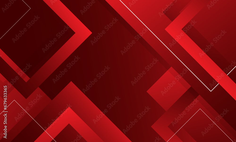 Abstract red geometric background. Eps10 vector