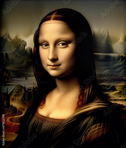 La Mona lisa renewed. photo