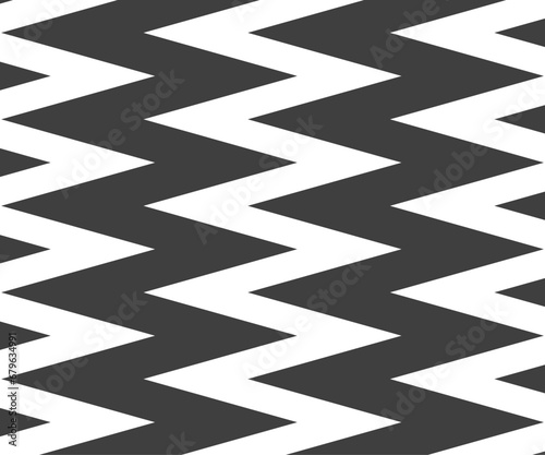 Black and white zigzag chevron pattern