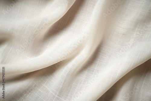 silk linen blend fabric in natural light