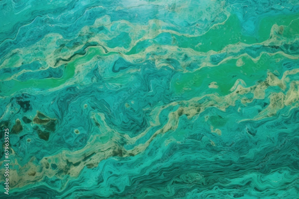 exotic teal-green marble texture with prominent streaks