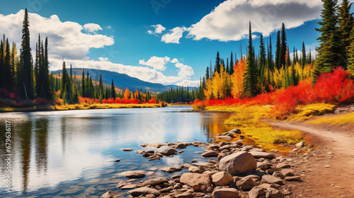Indian summer in the Canadian Rocky Mountains