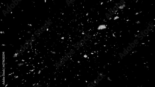 Realistic Snow Fall and Snowflakes Background Image, High Quality Christmas Snow and Snowflakes Background for this Holiday Seasons © kreativorks