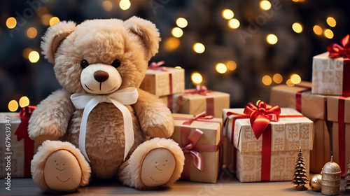 christmas teddy bear © Roland