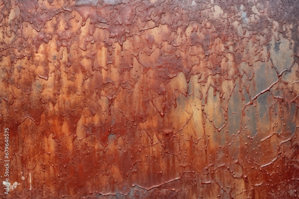 texture of an old metal bucket with deep scratches