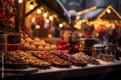 Table of Sugar-Coated Pastries  Generative AI