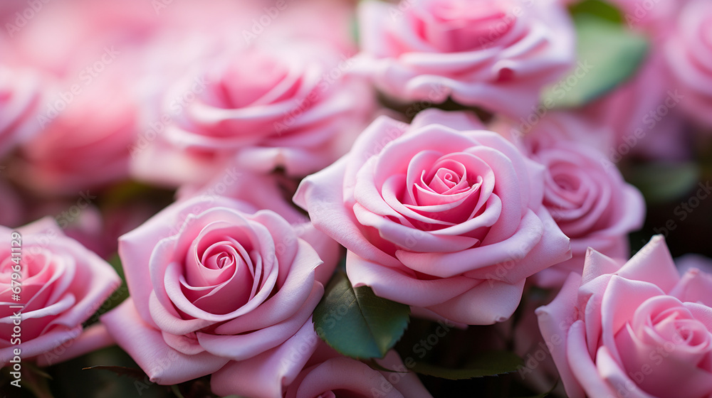 pink roses bouquet