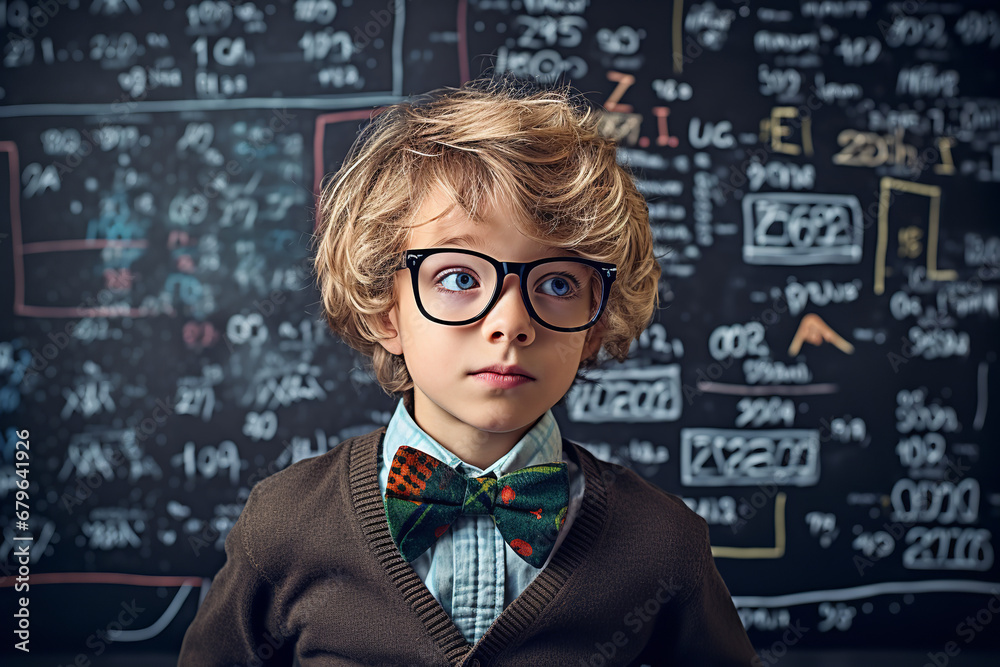 Kids learning math and science at school Kids learning math and science at school
